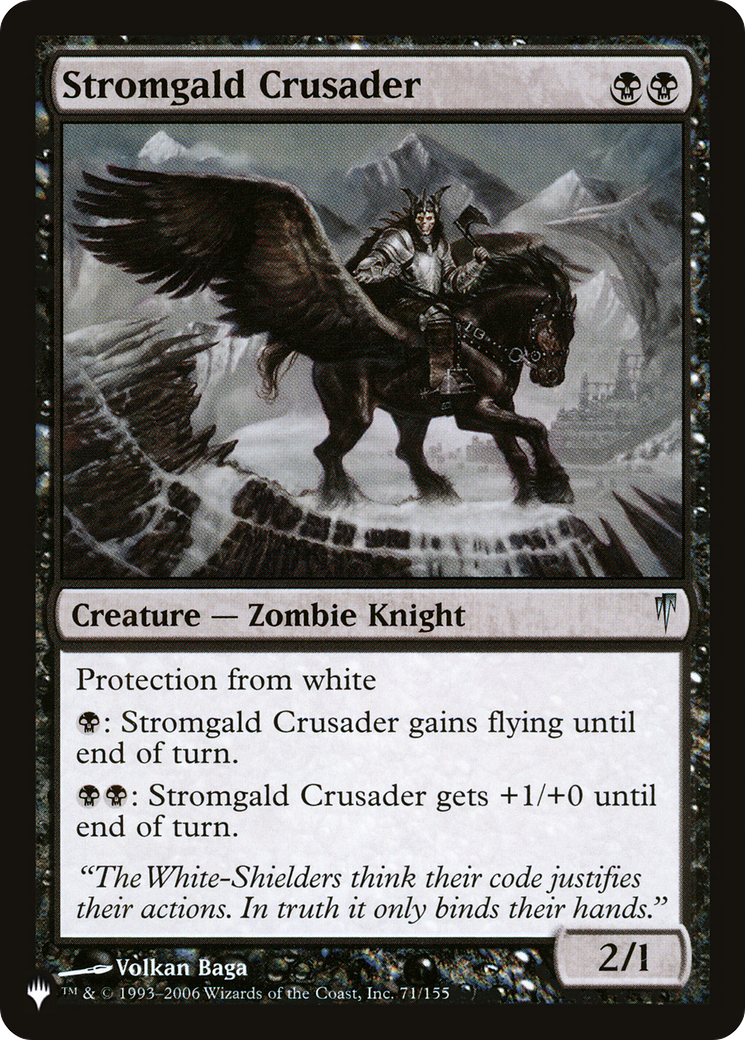 Stromgald Crusader [The List Reprints] | Tables and Towers