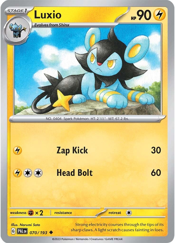 Luxio (070/193) [Scarlet & Violet: Paldea Evolved] | Tables and Towers