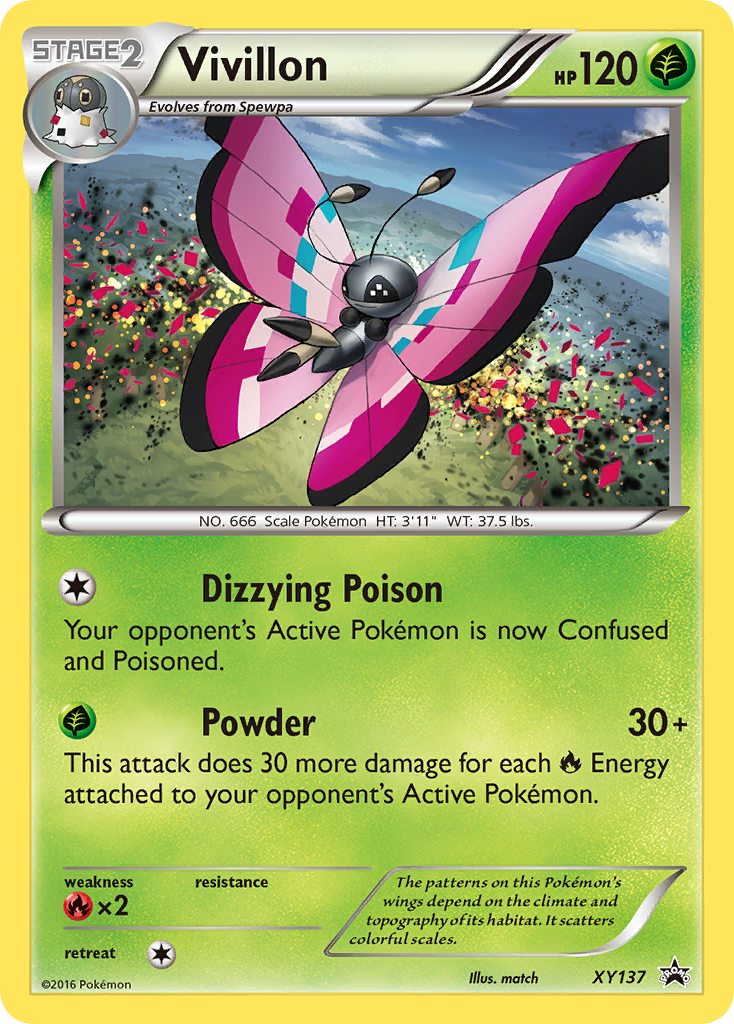 Vivillon (XY137) [XY: Black Star Promos] | Tables and Towers