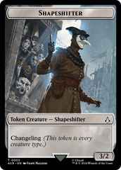 Assassin // Shapeshifter Double-Sided Token [Assassin's Creed Tokens] | Tables and Towers