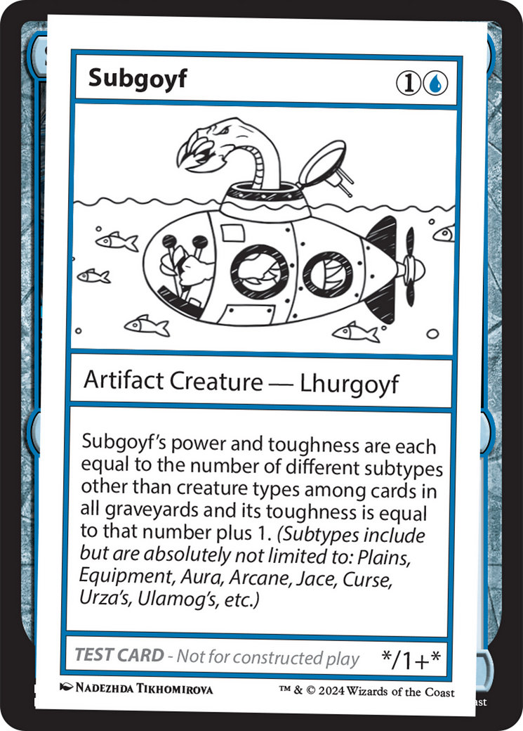 Subgoyf [Mystery Booster 2 Playtest Cards] | Tables and Towers