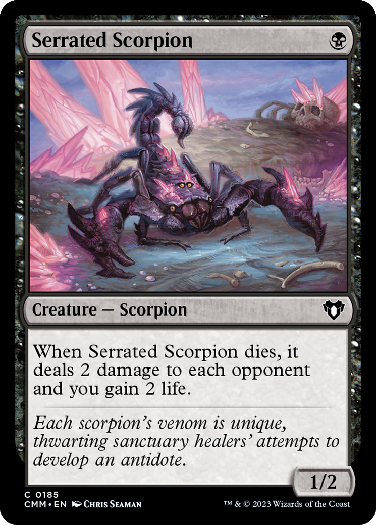 Serrated Scorpion [Commander Masters] | Tables and Towers