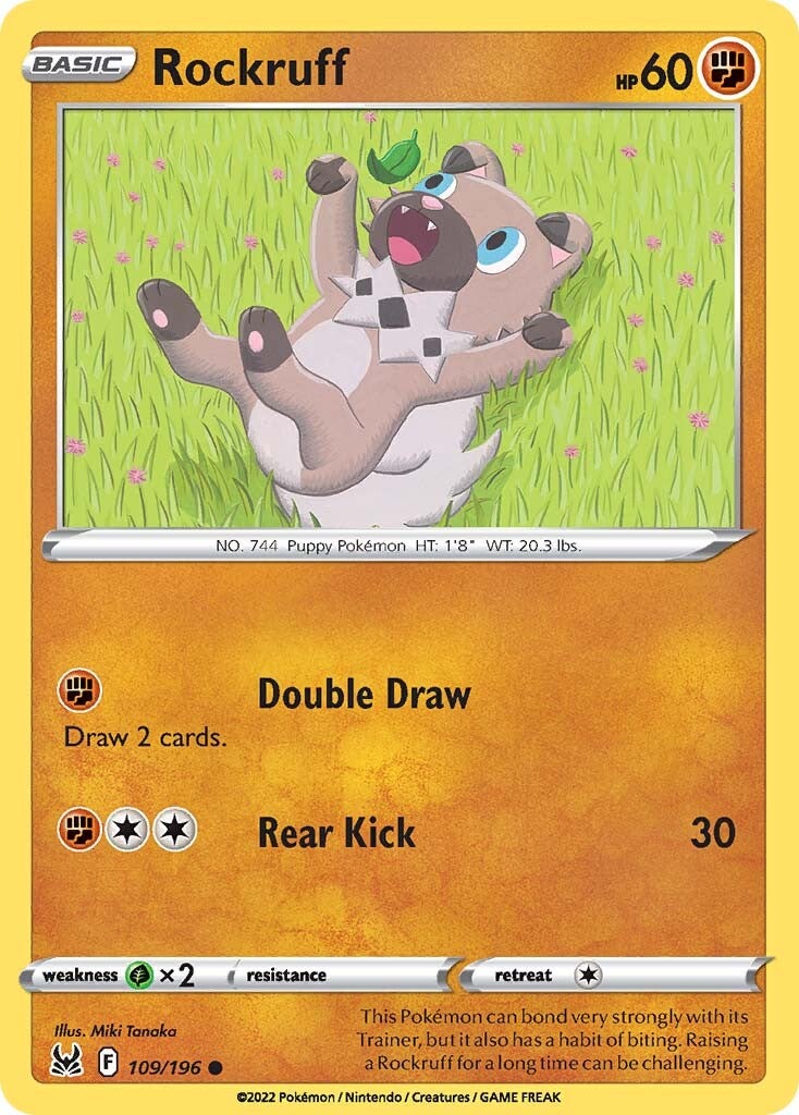 Rockruff (109/196) [Sword & Shield: Lost Origin] | Tables and Towers