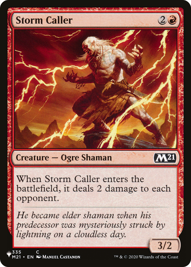 Storm Caller [The List Reprints] | Tables and Towers