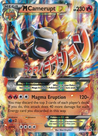 M Camerupt EX (XY198) (Jumbo Card) [XY: Black Star Promos] | Tables and Towers