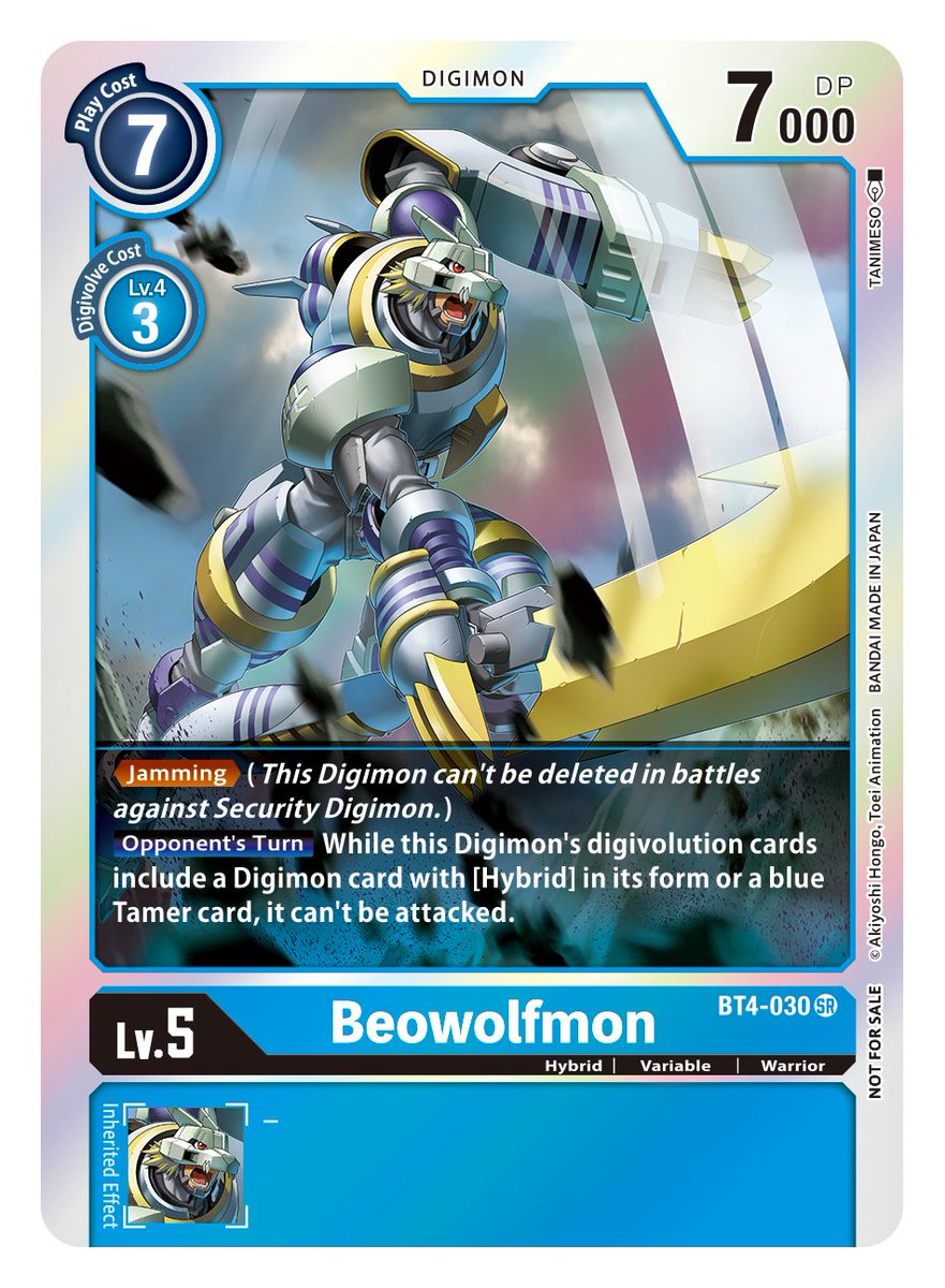 BeoWolfmon [BT4-030] (Event Pack 2) [Great Legend] | Tables and Towers