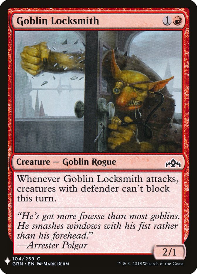 Goblin Locksmith [Mystery Booster] | Tables and Towers