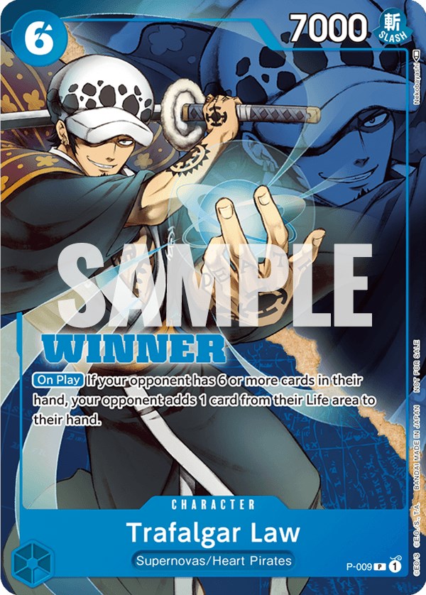 Trafalgar Law (P-009) (Winner Pack Vol. 1) [One Piece Promotion Cards] | Tables and Towers