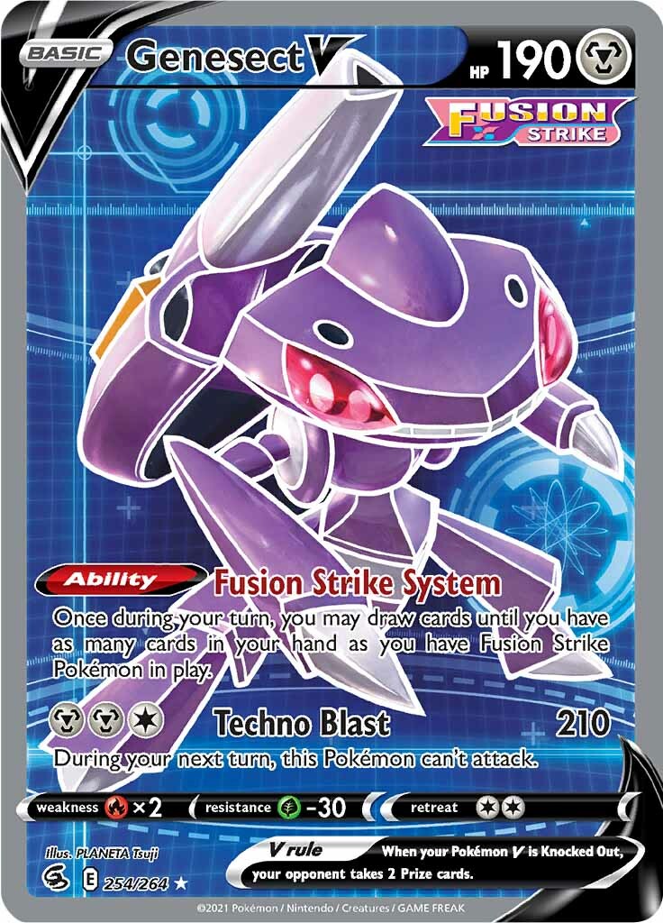 Genesect V (254/264) [Sword & Shield: Fusion Strike] | Tables and Towers