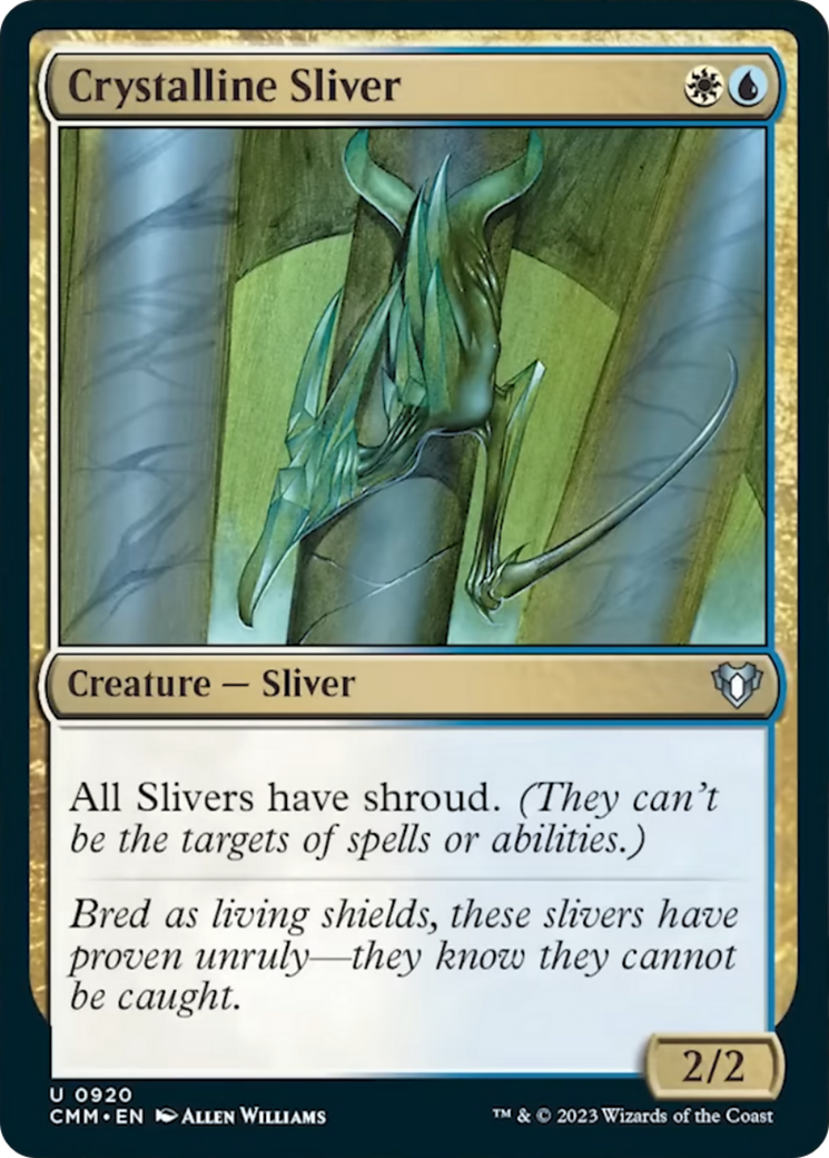 Crystalline Sliver [Commander Masters] | Tables and Towers