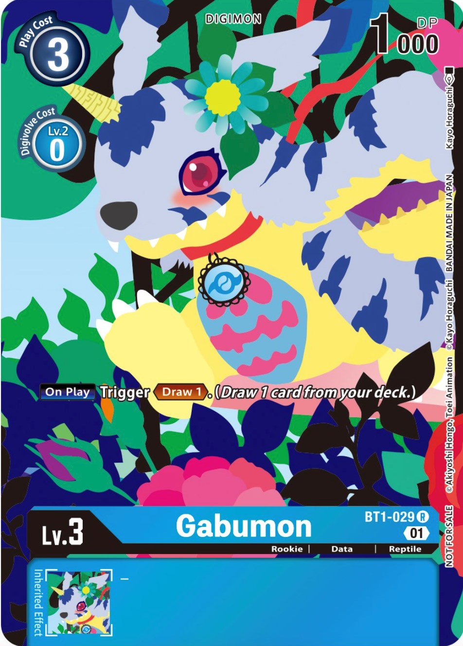 Gabumon [BT1-029] (Tamer's Card Set 2 Floral Fun) [Release Special Booster Promos] | Tables and Towers