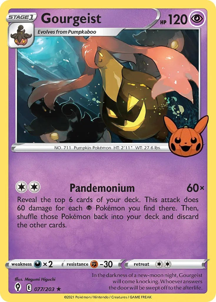 Gourgeist (077/203) [Trick or Trade] | Tables and Towers