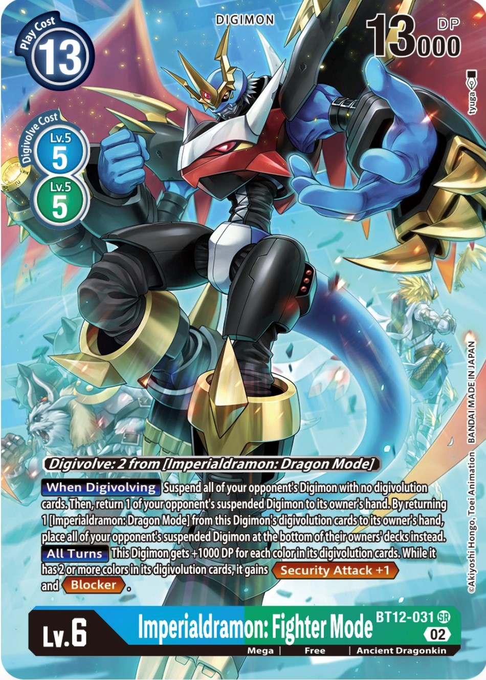 Imperialdramon: Fighter Mode [BT12-031] (Alternate Art) [Across Time] | Tables and Towers