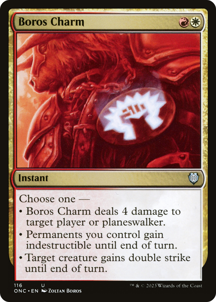 Boros Charm [Phyrexia: All Will Be One Commander] | Tables and Towers