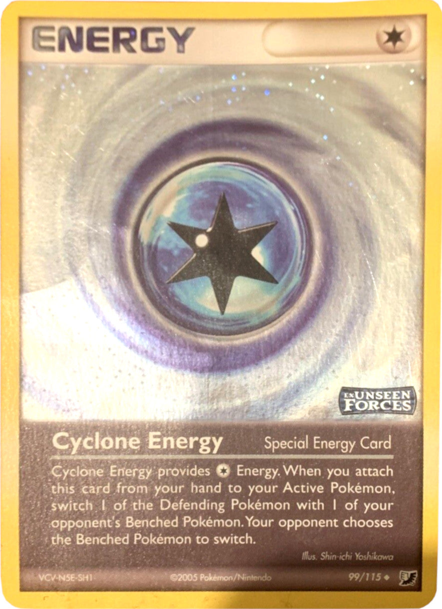 Cyclone Energy (99/115) (Stamped) [EX: Unseen Forces] | Tables and Towers