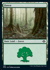 Forest (489) (Foil Etched) [Modern Horizons 2] | Tables and Towers