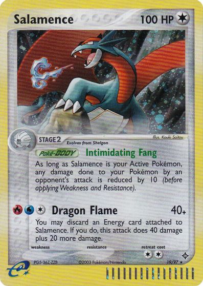 Salamence (19/97) (League Promo 2004) [League & Championship Cards] | Tables and Towers