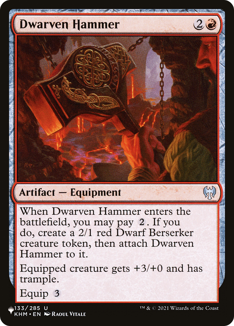 Dwarven Hammer [The List Reprints] | Tables and Towers