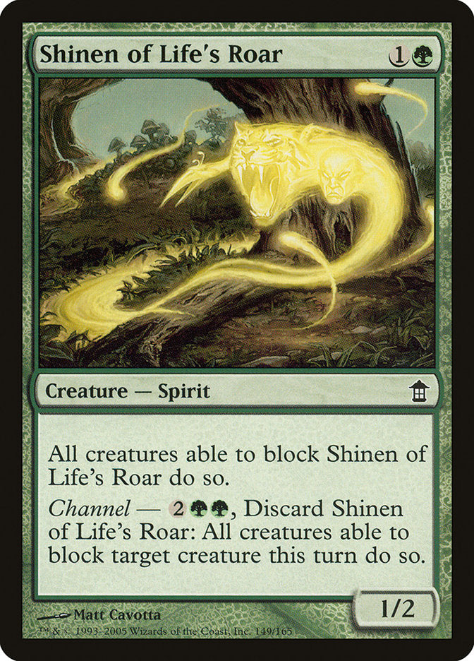 Shinen of Life's Roar [Saviors of Kamigawa] | Tables and Towers