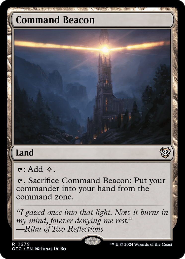 Command Beacon [Outlaws of Thunder Junction Commander] | Tables and Towers