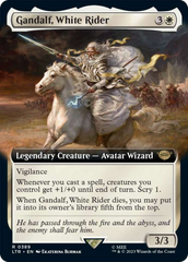 Gandalf, White Rider (Extended Art) [The Lord of the Rings: Tales of Middle-Earth] | Tables and Towers