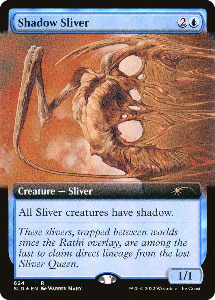 Shadow Sliver (Extended Art) [Secret Lair Drop Promos] | Tables and Towers