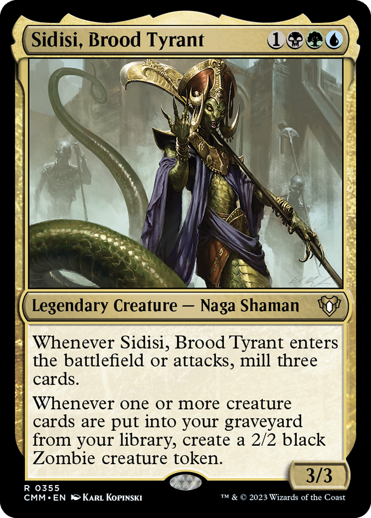 Sidisi, Brood Tyrant [Commander Masters] | Tables and Towers