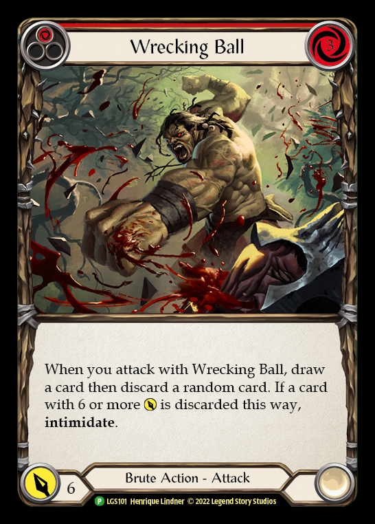 Wrecking Ball [LGS101] (Promo)  Rainbow Foil | Tables and Towers