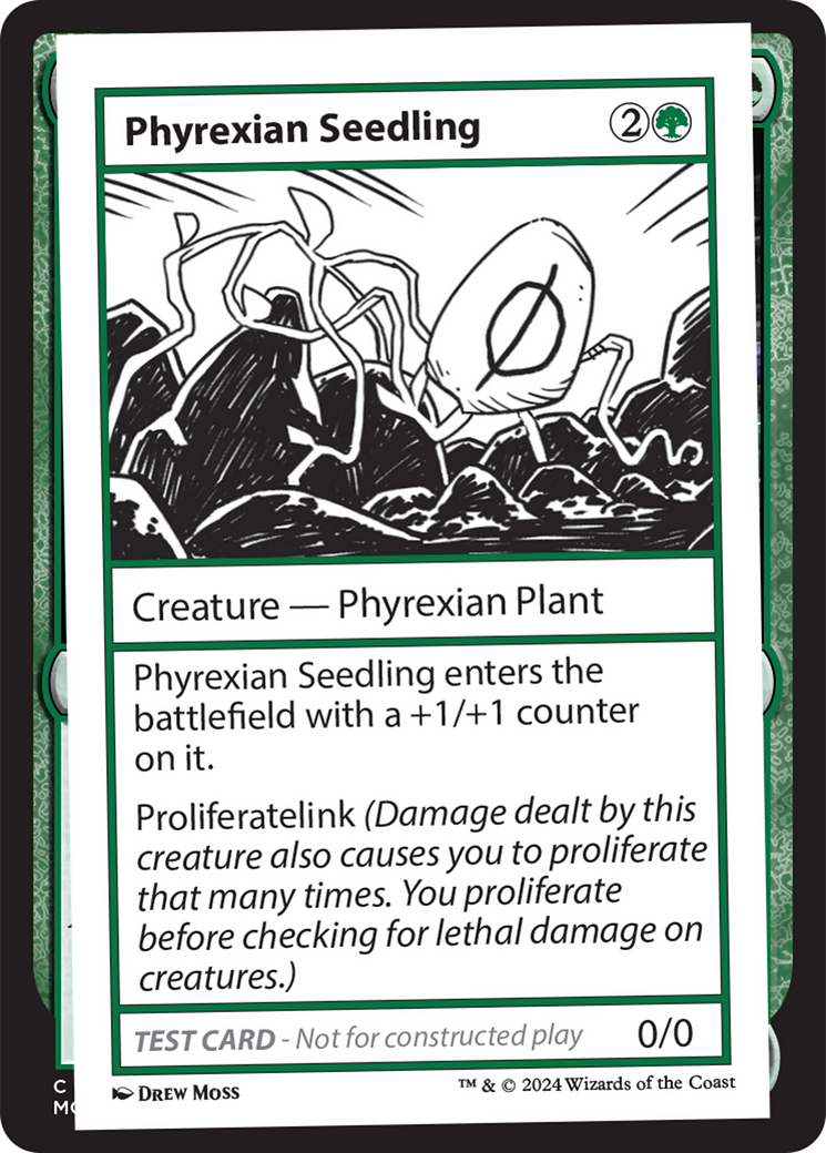 Phyrexian Seedling [Mystery Booster 2 Playtest Cards] | Tables and Towers