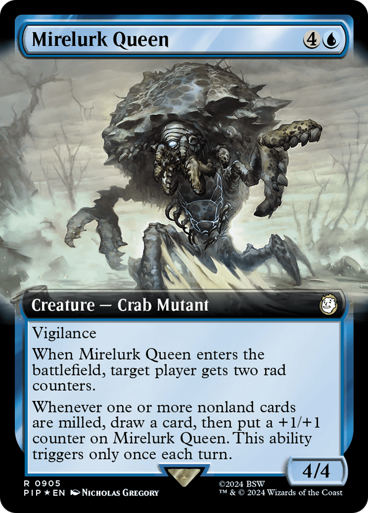 Mirelurk Queen (Extended Art) (Surge Foil) [Fallout] | Tables and Towers