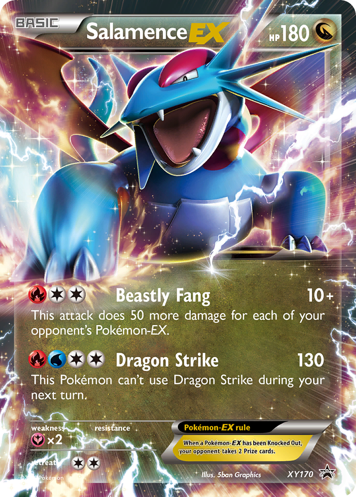 Salamence EX (XY170) [XY: Black Star Promos] | Tables and Towers