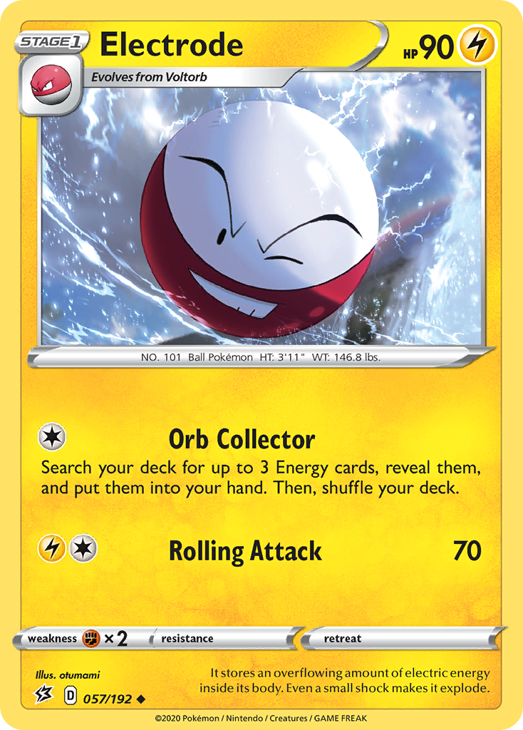 Electrode (057/192) [Sword & Shield: Rebel Clash] | Tables and Towers