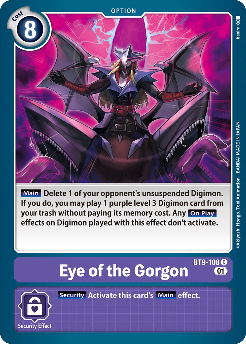 Eye of the Gorgon [BT9-108] [X Record] | Tables and Towers