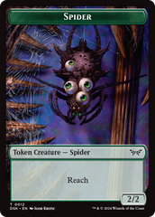 Insect (0013) // Spider Double-Sided Token [Duskmourn: House of Horror Tokens] | Tables and Towers