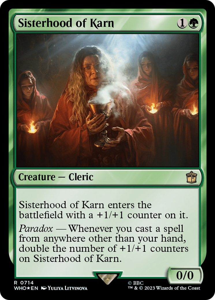 Sisterhood of Karn (Surge Foil) [Doctor Who] | Tables and Towers