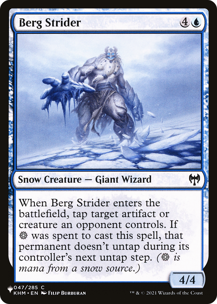 Berg Strider [The List Reprints] | Tables and Towers