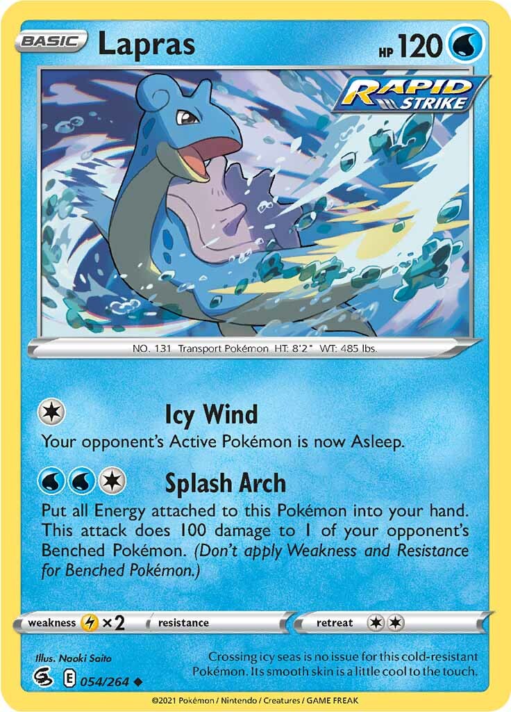 Lapras (054/264) [Sword & Shield: Fusion Strike] | Tables and Towers