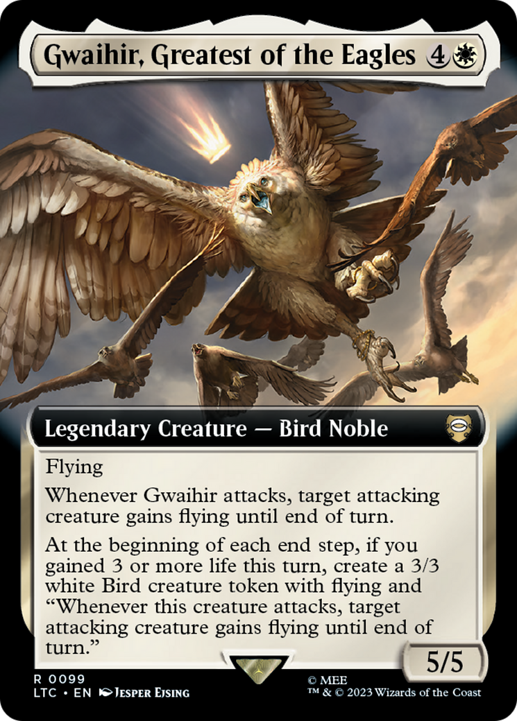 Gwaihir, Greatest of the Eagles (Extended Art) [The Lord of the Rings: Tales of Middle-Earth Commander] | Tables and Towers