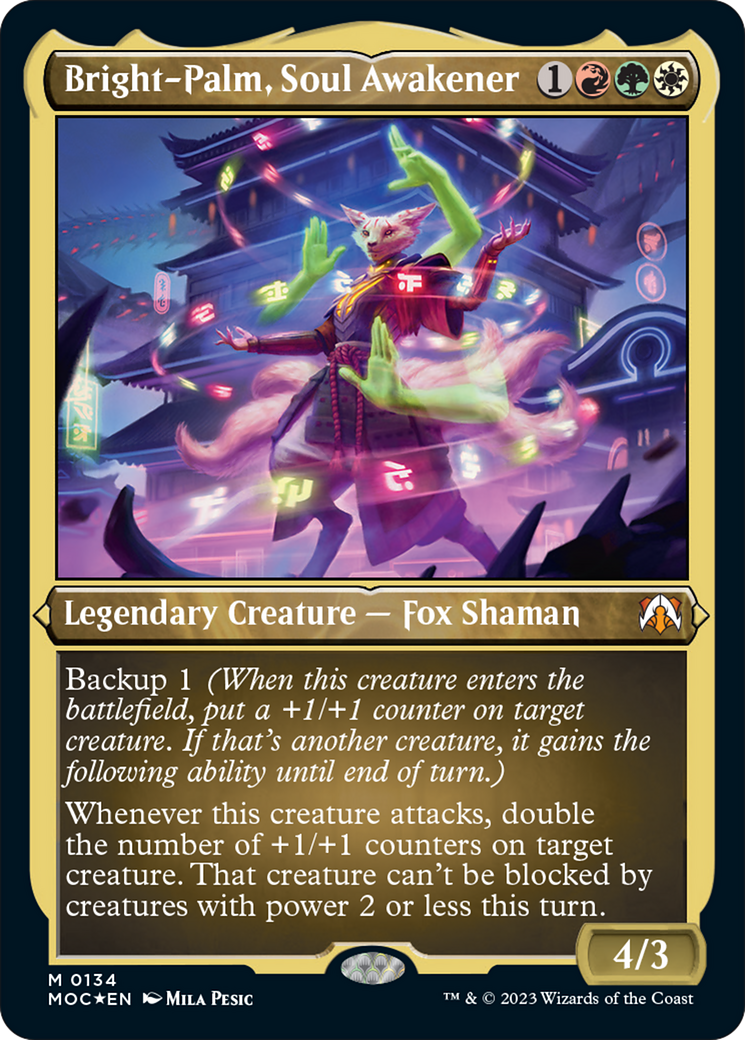 Bright-Palm, Soul Awakener (Display Commander) [March of the Machine Commander] | Tables and Towers