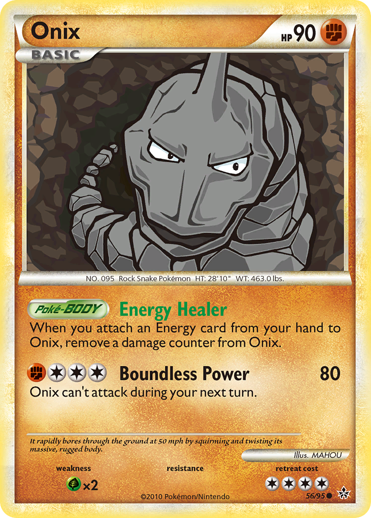 Onix (56/95) [HeartGold & SoulSilver: Unleashed] | Tables and Towers