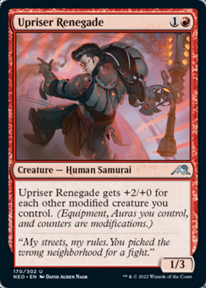 Upriser Renegade [Kamigawa: Neon Dynasty] | Tables and Towers