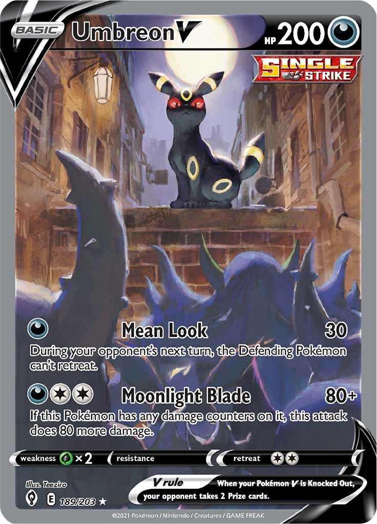 Umbreon V (189/203) [Sword & Shield: Evolving Skies] | Tables and Towers