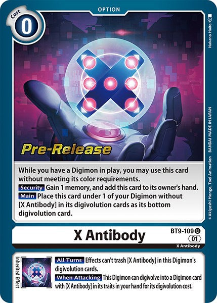 X Antibody [BT9-109] [X Record Pre-Release Promos] | Tables and Towers