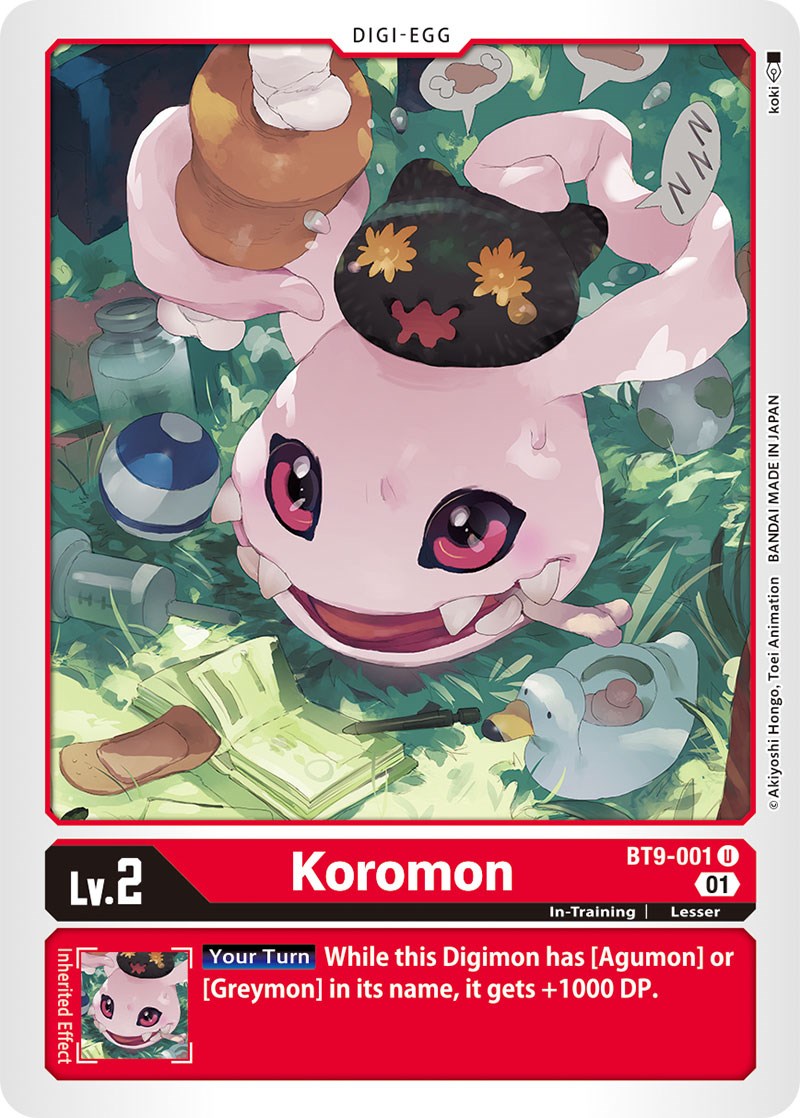 Koromon [BT9-001] [X Record] | Tables and Towers