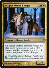 Juniper Order Ranger [The List] | Tables and Towers