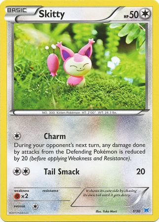 Skitty (1/30) [XY: Trainer Kit 2 - Latios] | Tables and Towers