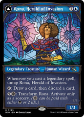 Rona, Herald of Invasion // Rona, Tolarian Obliterator (Showcase Planar Booster Fun) [March of the Machine] | Tables and Towers