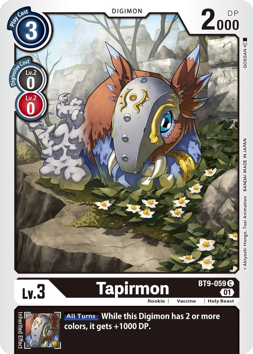 Tapirmon [BT9-059] [X Record] | Tables and Towers