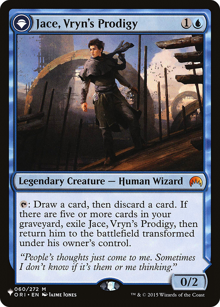 Jace, Vryn's Prodigy // Jace, Telepath Unbound [Secret Lair: From Cute to Brute] | Tables and Towers