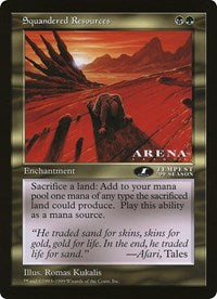 Squandered Resources (Oversized) [Oversize Cards] | Tables and Towers